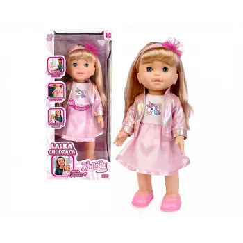 ARTYK bambola primi passi Natalia 40 cm bambola interattiva parla canta cammina