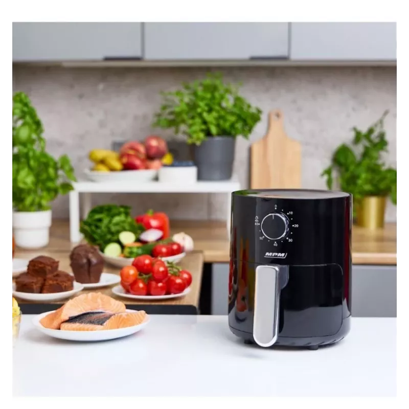 MPM MFR-12 friggitrice ad aria calda 1500W 3,2L nero