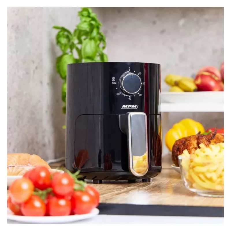 MPM MFR-12 friggitrice ad aria calda 1500W 3,2L nero