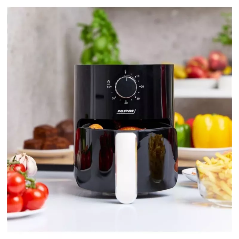 MPM MFR-12 friggitrice ad aria calda 1500W 3,2L nero
