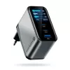 EVERACTIVE SC-670Q caricabatterie GaN 67W USB-C con 2x USB-C e 1x USB-A, Quick Charge 4+, PD 3.0, nero