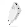 EVERACTIVE caricabatterie da parete GaN QC3.0 45W USB-C SC-460Q bianco
