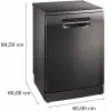 Bosch SMS4ENC06E lavastoviglie a libera installazione, 13 coperti, 44 dB, silver inox