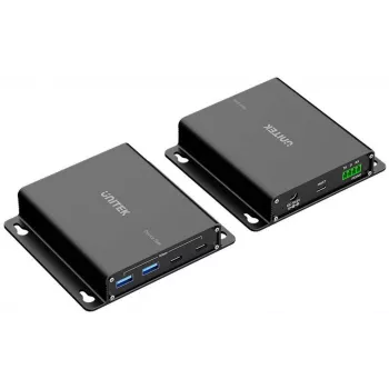 UNITEK extender USB 3.0 su Ethernet 100m con hub a 4 porte