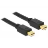 Delock 83473 Cavo Mini DisplayPort, Mini DisplayPort (M) a Mini DisplayPort (M), 1 m, Nero