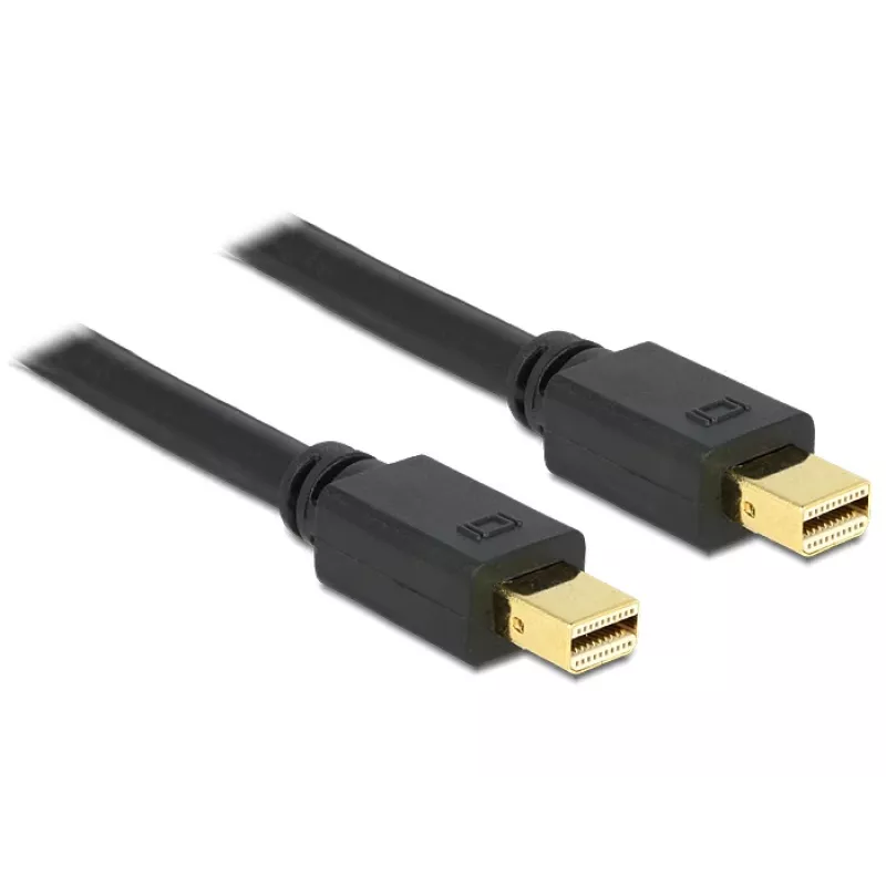 Delock 83473 Cavo Mini DisplayPort, Mini DisplayPort (M) a Mini DisplayPort (M), 1 m, Nero