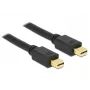 Delock 83473 Cavo Mini DisplayPort, Mini DisplayPort (M) a Mini DisplayPort (M), 1 m, Nero