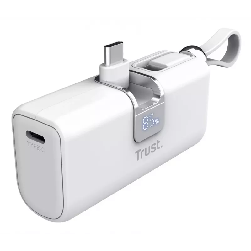 Trust Pacto 5000 mAh power bank bianco