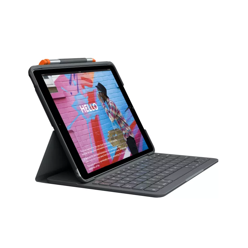 Logitech Slim Folio custodia con tastiera per iPad 10,2