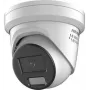 Telecamera di rete fissa turret Hikvision Pro Series 6MP AcuSense con luce strobo e avviso acustico