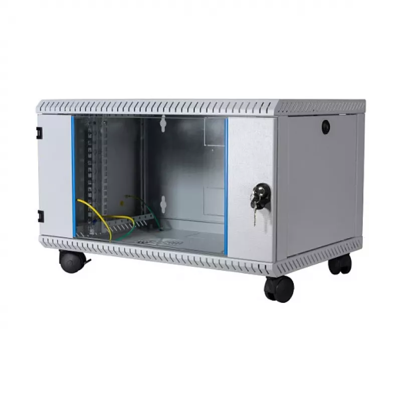 EFB Elektronik Armadio di rete a 1 parte da parete grigio chiaro RAL 7035 9U 19 pollici
