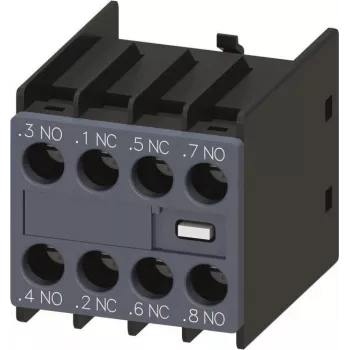 Siemens SIRIUS 3RH29 Blocco contatti ausiliari 2NO+2NC connessione a vite montaggio frontale (3RH2911-1FB22)
