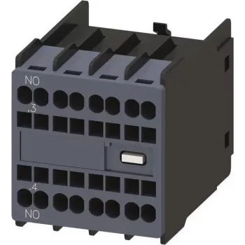 Siemens SIRIUS 3RH29 Blocco contatti ausiliari, 1 NO, connessione a vite, montaggio frontale, 3RH2911-2HA10