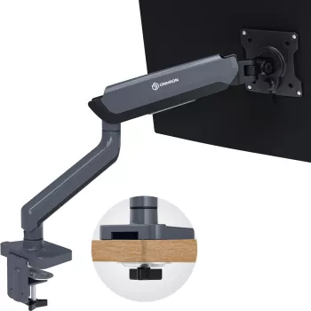 ONKRON G95-G Supporto da tavolo per monitor 17-45 pollici, grafite