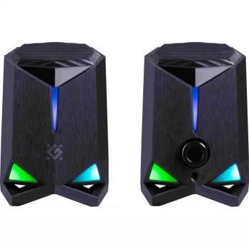 Defender Rocket 2.0 Casse per PC 6W LED USB nero