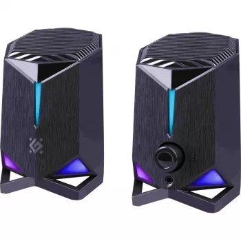 Defender Rocket 2.0 Casse per PC 6W LED USB nero