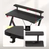 HUZARO Hero 1.9 Scrivania gaming RGB nera