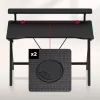 HUZARO Hero 1.9 Scrivania gaming RGB nera