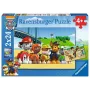 Ravensburger Puzzle 2x24 pezzi Team Paw Patrol