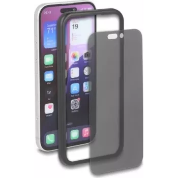 Delock pellicola protettiva in vetro temperato privacy per Apple iPhone 17 Pro, anti-spia 4 vie, con guida per l'installazione (81646)