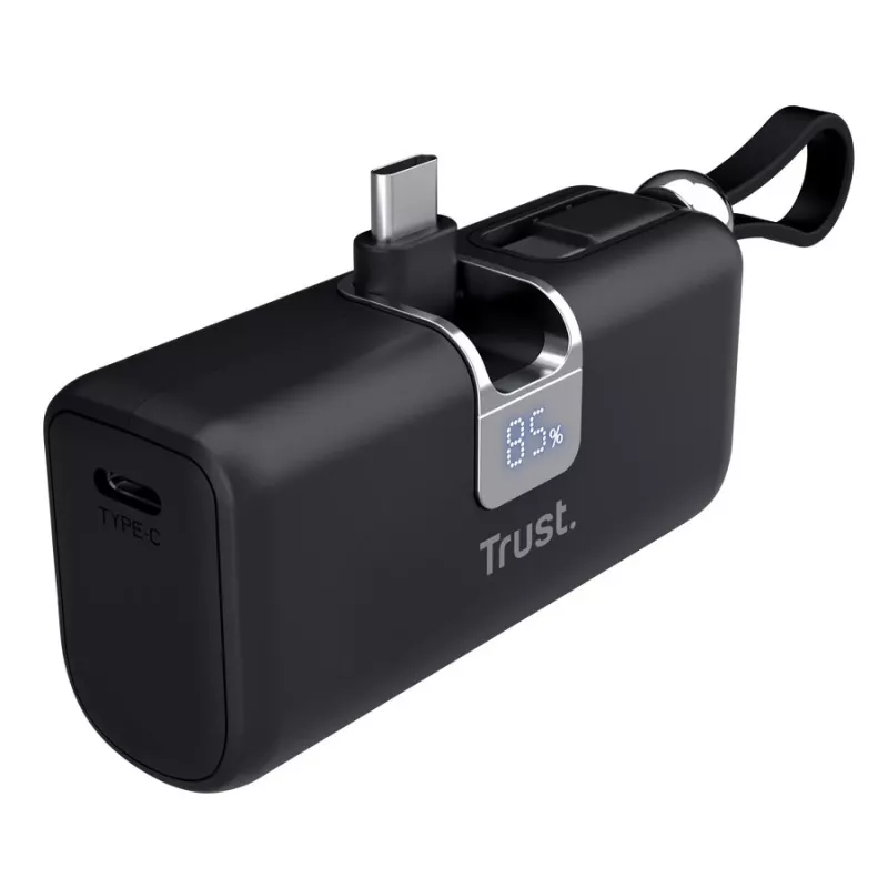 Trust Mobile Pacto power bank 5000 mAh nero