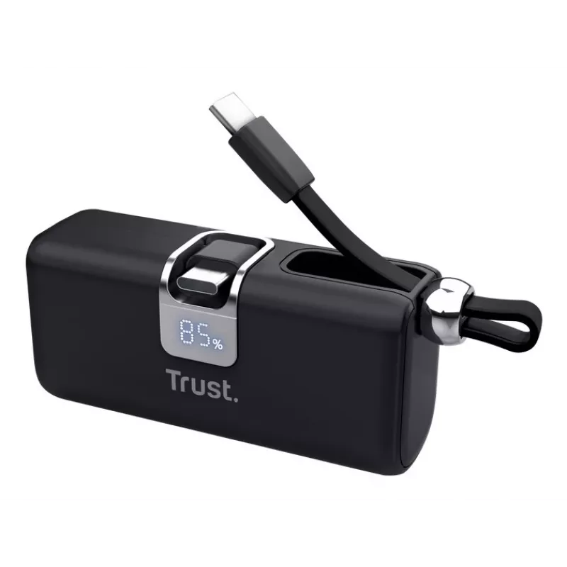 Trust Mobile Pacto power bank 5000 mAh nero