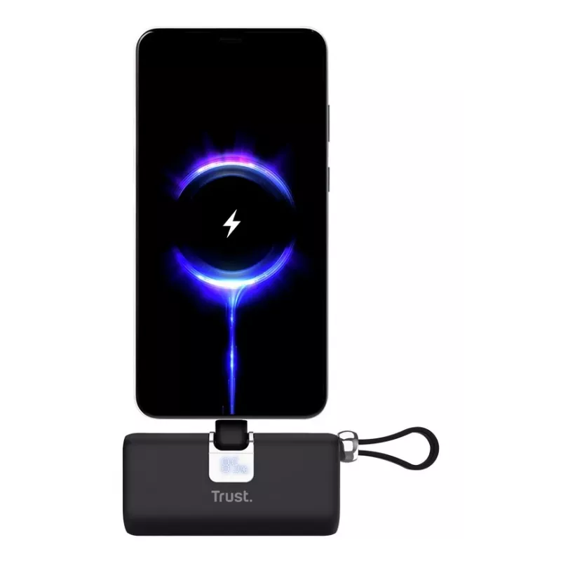 Trust Mobile Pacto power bank 5000 mAh nero