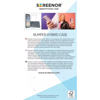 SCREENOR custodia bumper trasparente per Samsung Galaxy A17 / A17 5G