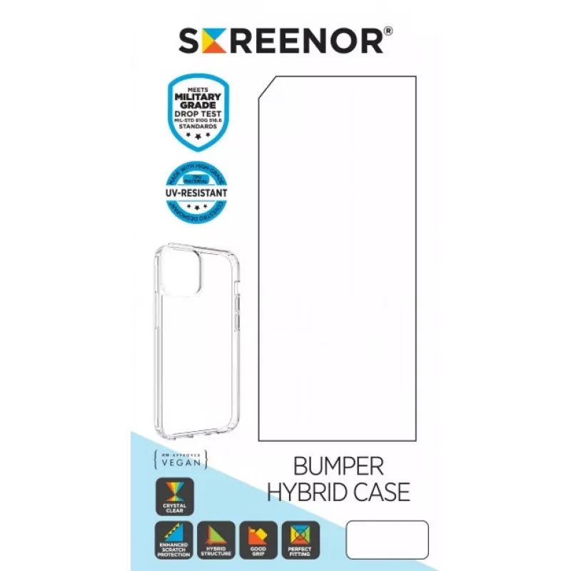 SCREENOR custodia bumper trasparente per Samsung Galaxy A17 / A17 5G