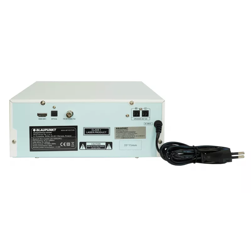 Blaupunkt MS30.2BT Edition microsistema con Bluetooth, CD, USB, HDMI ARC, radio FM, 2x25W RMS, nero