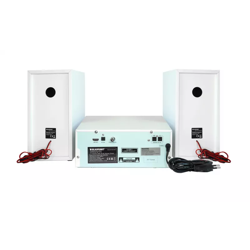 Blaupunkt MS30.2BT Edition microsistema con Bluetooth, CD, USB, HDMI ARC, radio FM, 2x25W RMS, nero