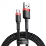 Baseus Cafule cavo USB-A a USB-C 0,5m 3A rosso/nero