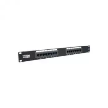 TRENDnet patch panel - CAT 6 - 48 porte - montaggio rack 2U - non schermato - nero
