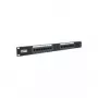 TRENDnet patch panel - CAT 6 - 48 porte - montaggio rack 2U - non schermato - nero