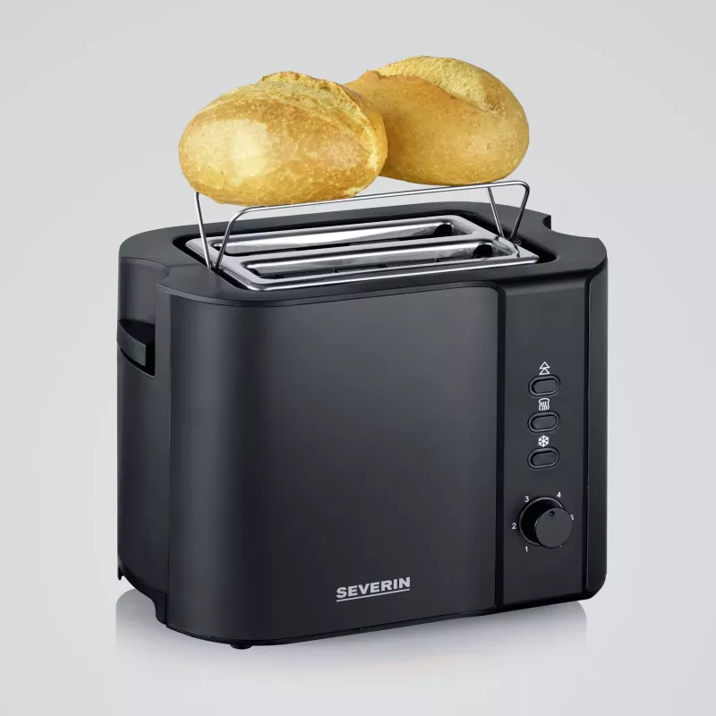 Severin AT 9552 tostapane 2 fette nero 800 W