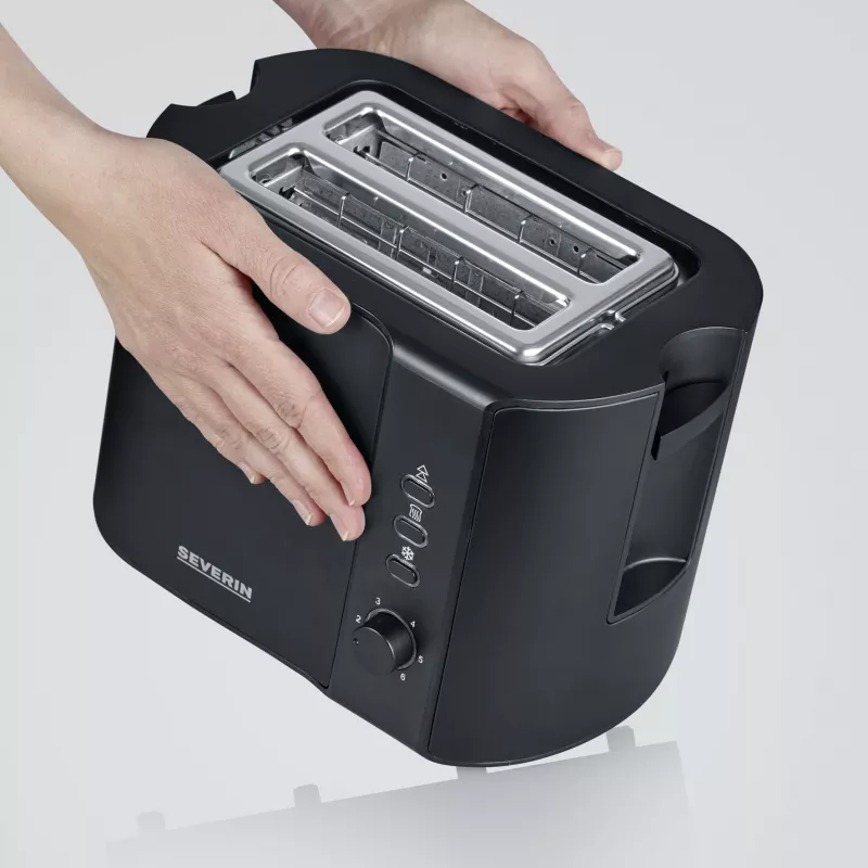 Severin AT 9552 tostapane 2 fette nero 800 W