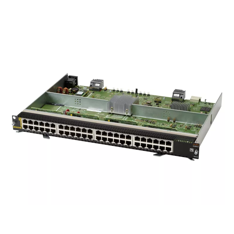 HP ENTERPRISE HPE Aruba Networking 6400 modulo 48 porte 1GbE Class 4 PoE v2 - modulo switch - L3 - 48 x 10/100/1000 (PoE)
