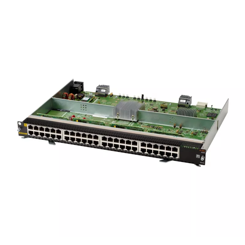 HP ENTERPRISE HPE Aruba Networking 6400 modulo 48 porte 1GbE Class 4 PoE v2 - modulo switch - L3 - 48 x 10/100/1000 (PoE)