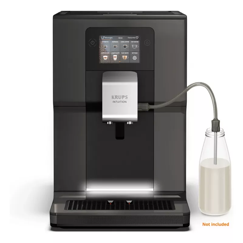 KRUPS Intuition Preference EA872B10 macchina per caffè automatica con preparatore cappuccino, 15 bar, nero