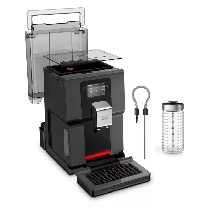 KRUPS Intuition Preference EA872B10 macchina per caffè automatica con preparatore cappuccino, 15 bar, nero