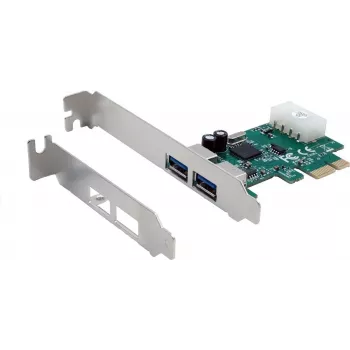 EXSYS EX-11042 scheda PCIe USB 3.2 Gen 1 con 2 porte chipset NEC
