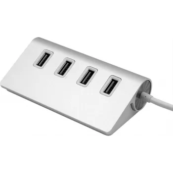 Exsys hub USB 3.2 Gen 1 4 porte con cavo 30cm - nero