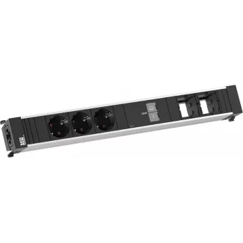 Bachmann Conference XL 3x CEE 7/3 2x CM 1x USB-C/C 100W nero