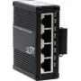 EXSYS EX-62021PoE-P switch industriale Gigabit micro 5 porte con PoE-Pass-Through, unmanaged