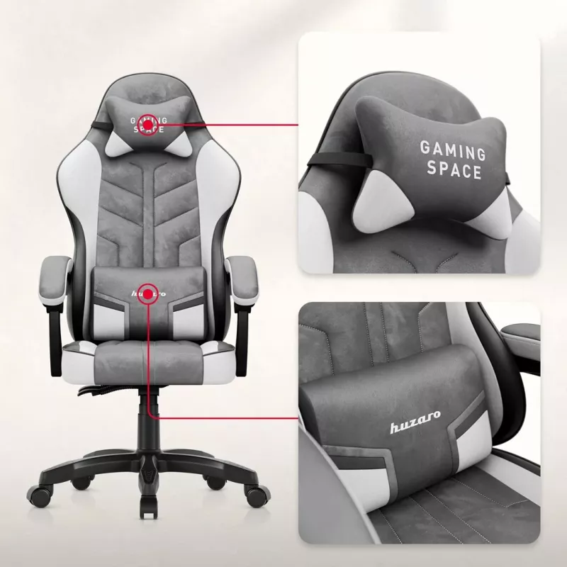 Huzaro Force 2.7 Grey sedia gaming
