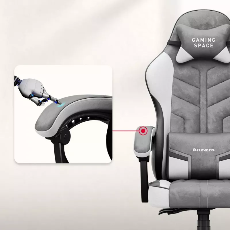 Huzaro Force 2.7 Grey sedia gaming
