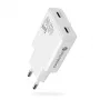 EVERACTIVE caricabatterie GaN 45W USB-C QC3.0 SC-465Q bianco