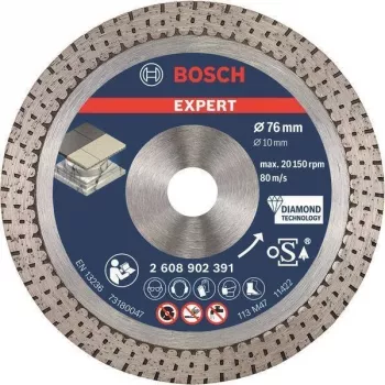 Bosch Expert for HardCeramic disco diamantato 76x22,23x1,9x10 mm 1 pz.