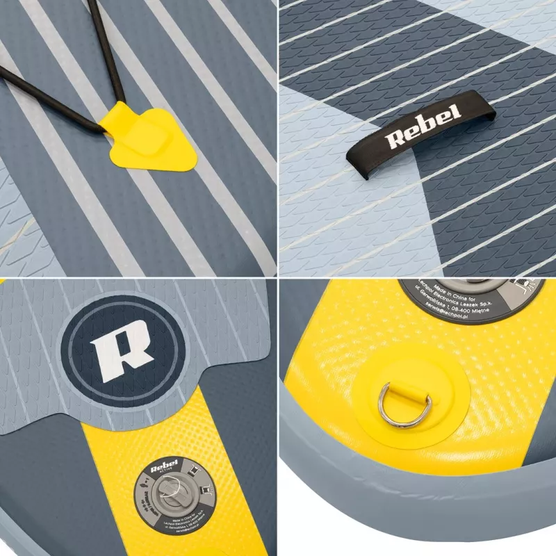 REBEL ACTIVE Small gonfiabile SUP tavola grigio RBA-4511