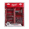 Milwaukee Shockwave Impact Duty set punte e avvitatura, 75 pezzi